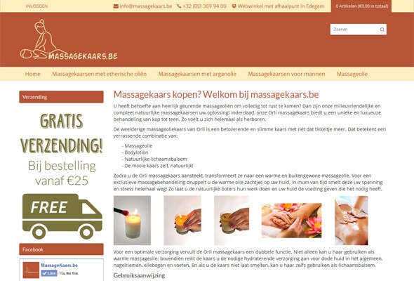Massagekaars.be