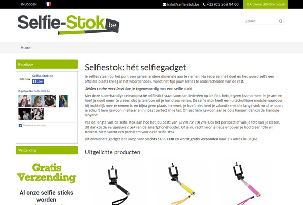 Selfie-Stok.be